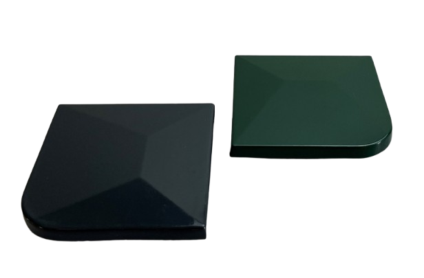 Alu Kappe für Eckpfosten Grün RAL 6005