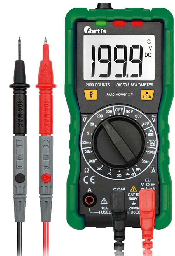 Digital-Multimeter 0,1 mV-600V FORTIS