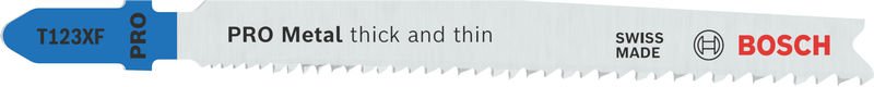 PRO Metal thick and thin T123XF Stichsägeblatt, 100 mm, 25-tlg.