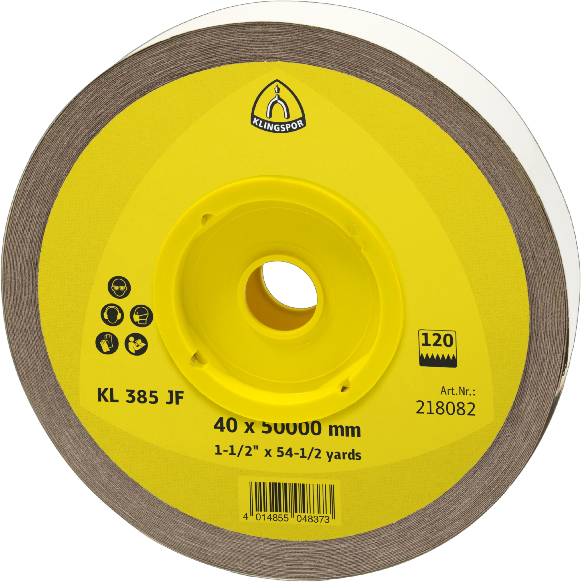 KL 385 JF Rollen, 40 x 50000 mm Korn 100
