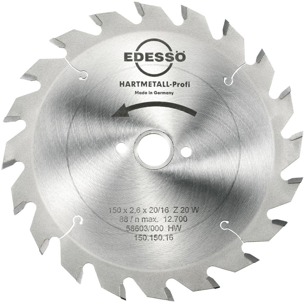 HW Kreissägebl. Profi 150x2,6x16mm Z20 W Edessö