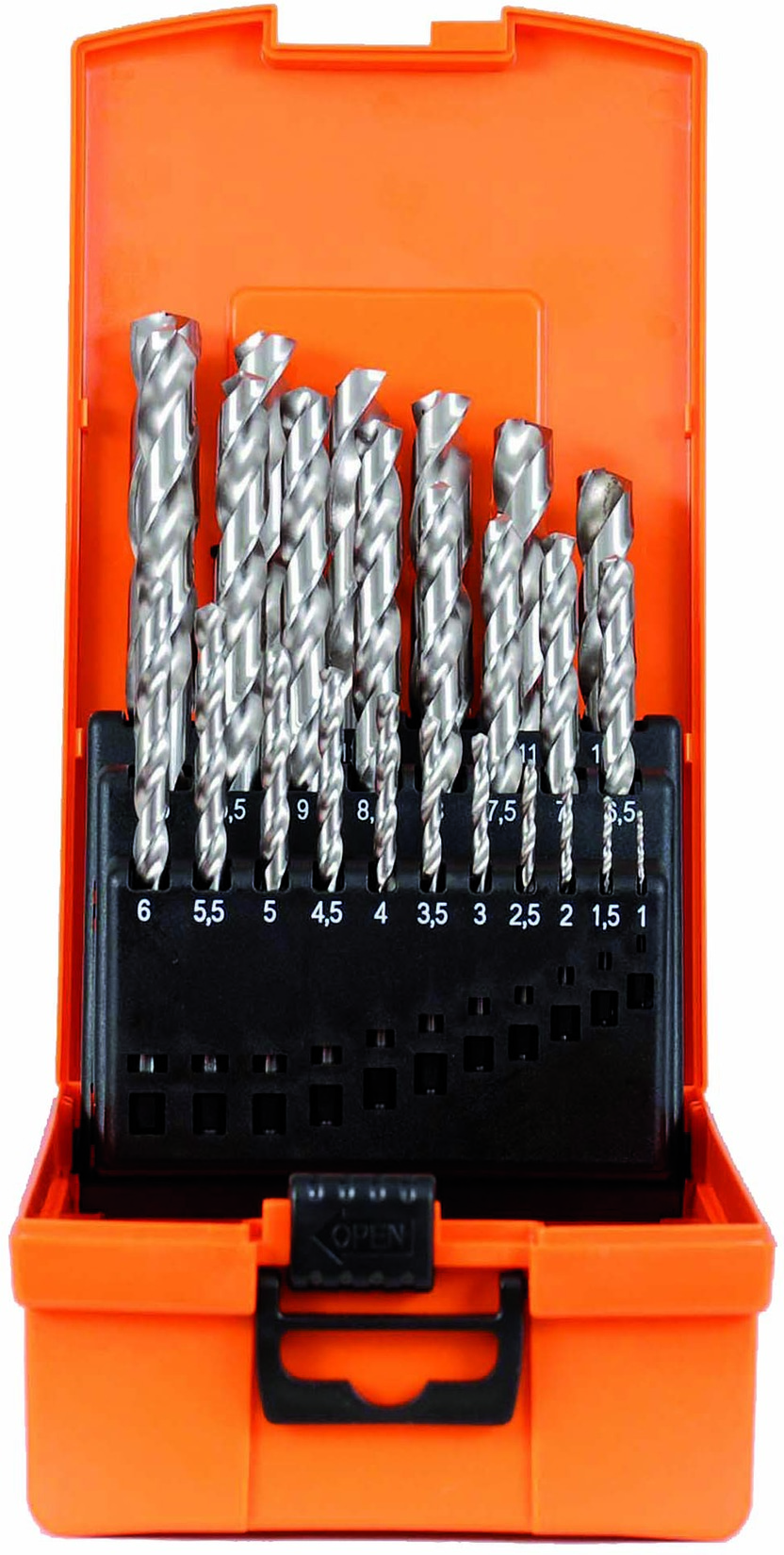 Kunststoffkassette HSS-G 1-13 mm 25tlg