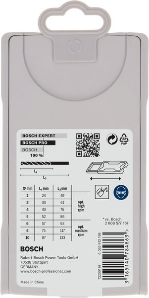PRO Stainless Steel HSS-Co Spiralbohrer-Set, 7-tlg.