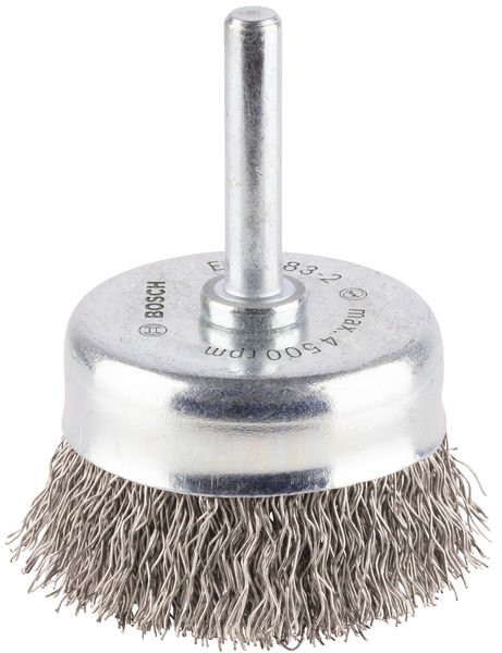 PRO Stainless Steel clean Topfbürste, gerader Schaft, 50 x 0,3 mm