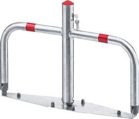 Absperrbügel verzinkt gleichschließend zum Aufdübeln Schliessung #333