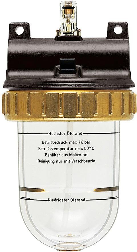 Druckluftnebelöler BR Standard, G1/2" DN15, BG 40, PC-Behälter, EWO