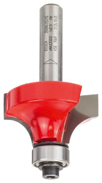 Abrundfräser Expert for Wood, 8 mm, D 31,75 mm, R1 9,5 mm, L 18 mm, G 60 mm