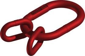 Aufhängekopf GK8 A18/B13 rot lack. Tragf. 2240kg