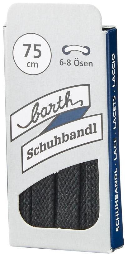 Schnürsenkel, 120 cm, schwarz, flach barth Schuhbandl