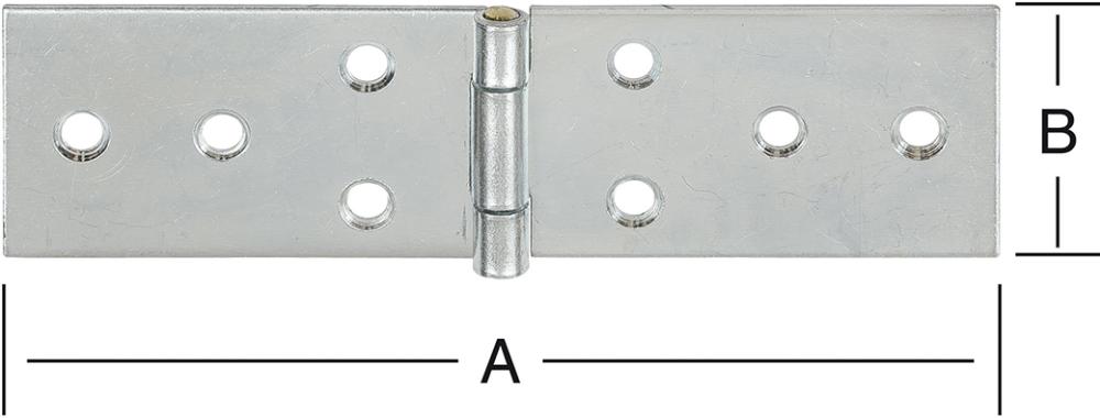 TischBänder breit 120x33 mm Nr. 505120Z VORMANN