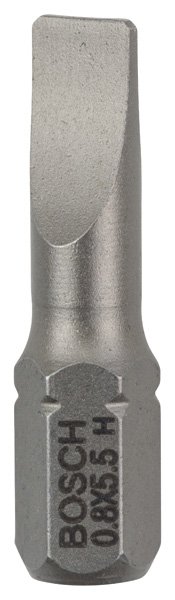 Schrauberbit Extra-Hart S 0,8 x 5,5, 25 mm, 25er-Pack