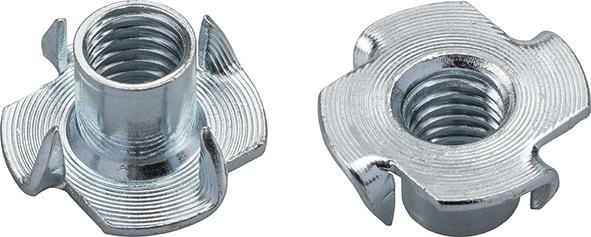 Einschlagmuttern zn M 5 x 8 x 17