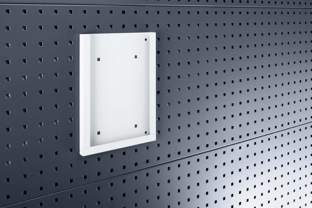 Prospekthalter A4 B224xT20xH302 mm für Lochplatten für Lochplatten bott