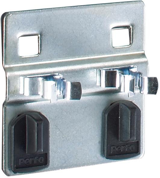 Doppelte Werkzeugklemme B60xT60xD2x10 mm für Lochplatten für Lochplatten bott