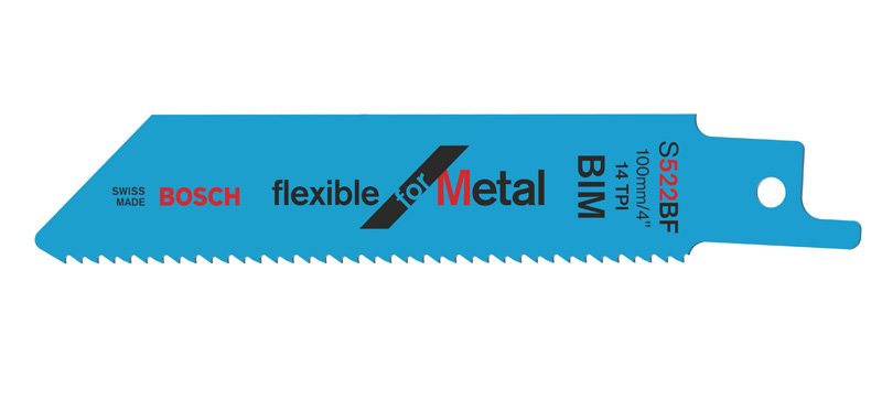 Säbelsägeblatt S 522 BF, Flexible for Metal, 5er-Pack