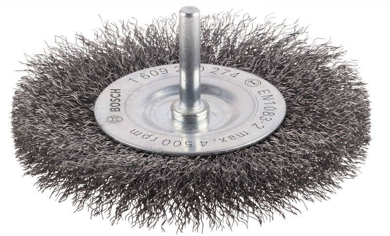 PRO Metal clean Scheibenbürste, zylindrischer Schaft, 100 x 0,2 mm