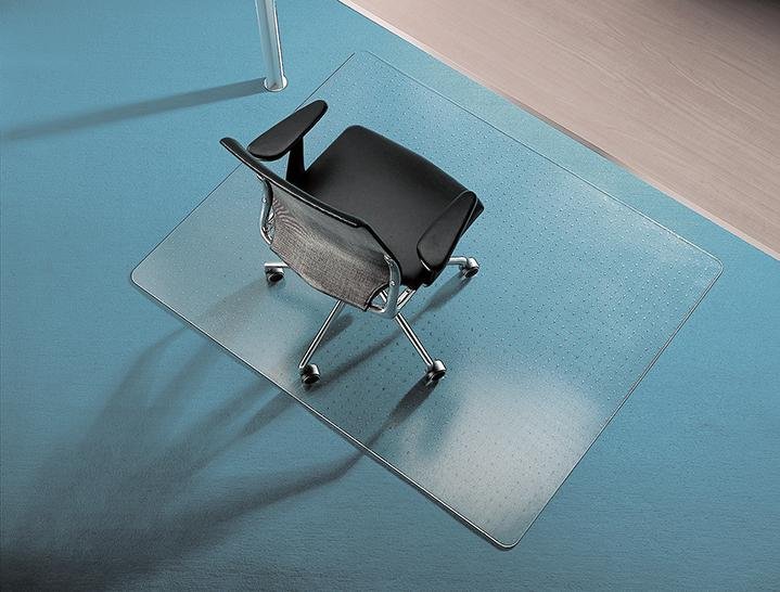 Bodenschutzmatte Ecogrip Solid B120xT130cmTeppichböden transparent