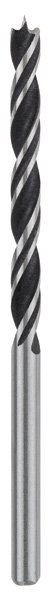 Holzspiralbohrer Standard, 4 x 43 x 75 mm, d 4 mm