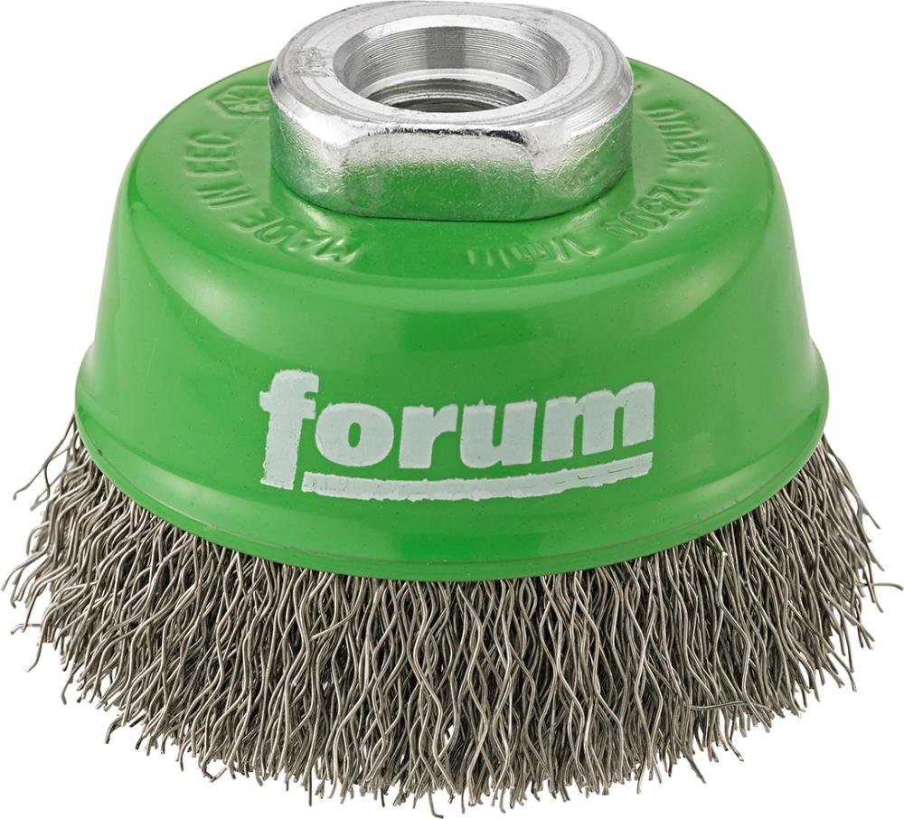 Topfbürste rostf. M14 60mm gewellt FORUM