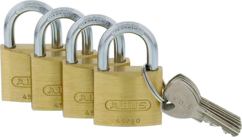 Vorhangschloss Messing Quad-Pack SB ABUS