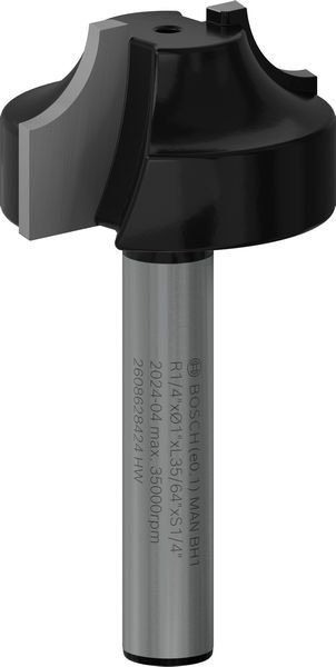 PRO Profilfräser, 6,35 x 25,4 x 46 mm