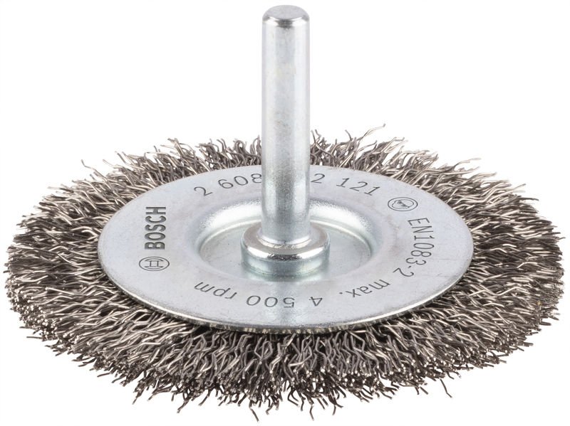 PRO Stainless Steel clean Scheibenbürste, gerader Schaft, 70 x 0,3 mm