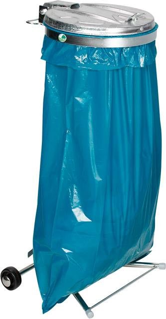 Abfalls. verz. fahrbar H 980 mm Metalldeckel VAR