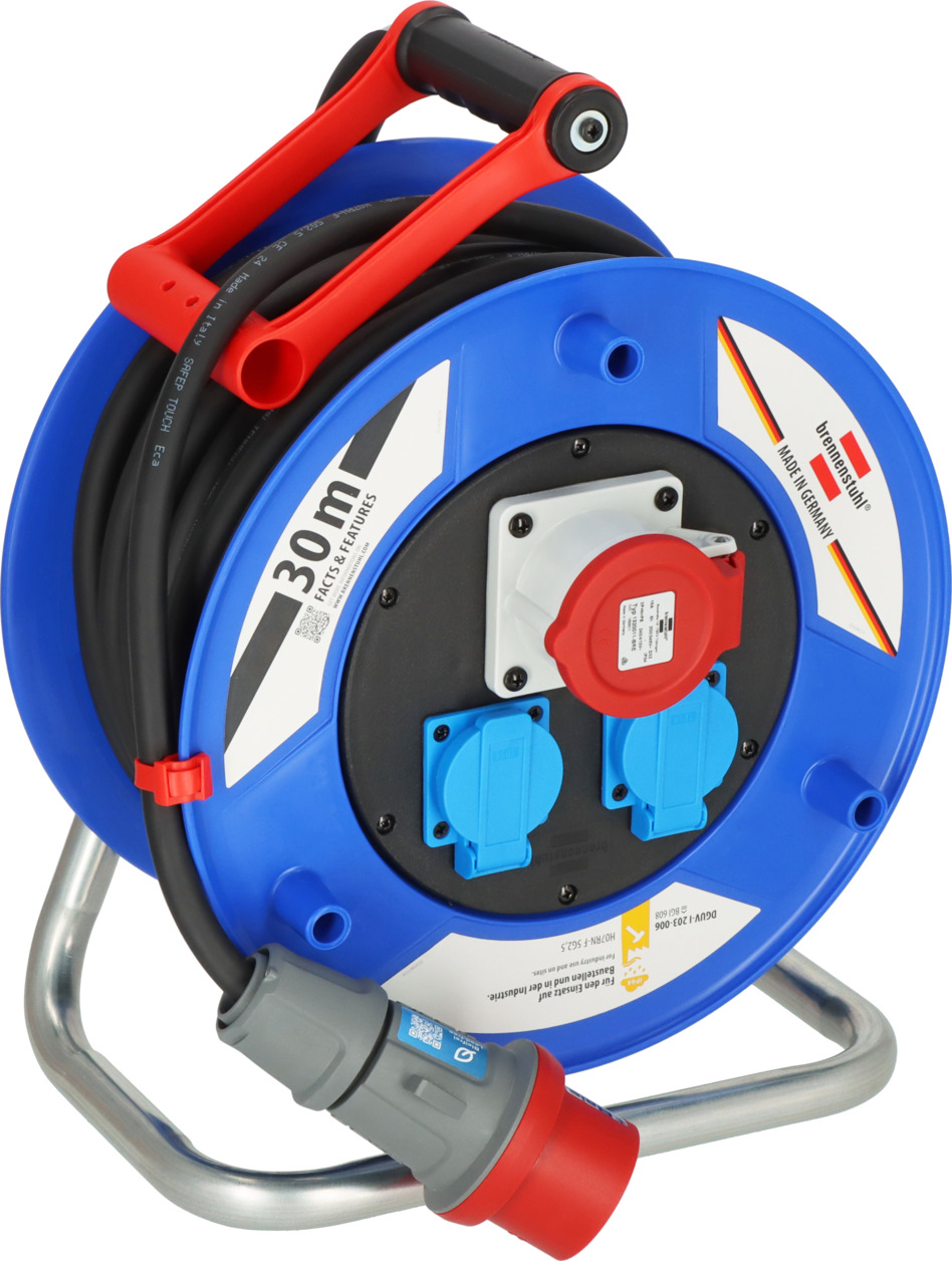 Garant CEE 1 IP44 Industrie/Baustellen-Kabeltrommel 30m H07RN-F 5G2,5